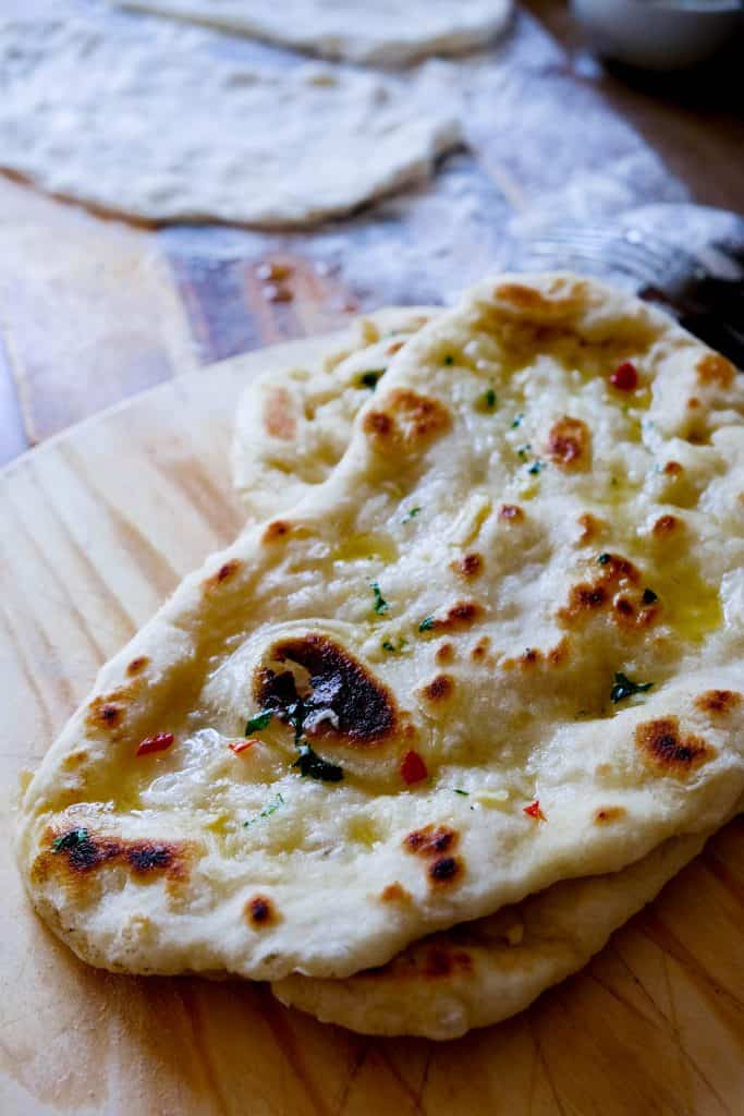 garlic butter naan