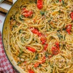 one pot chicken goat cheese and spinach pasta square crop