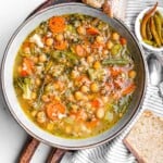 chickpea and brown rice soup with vegetables square
