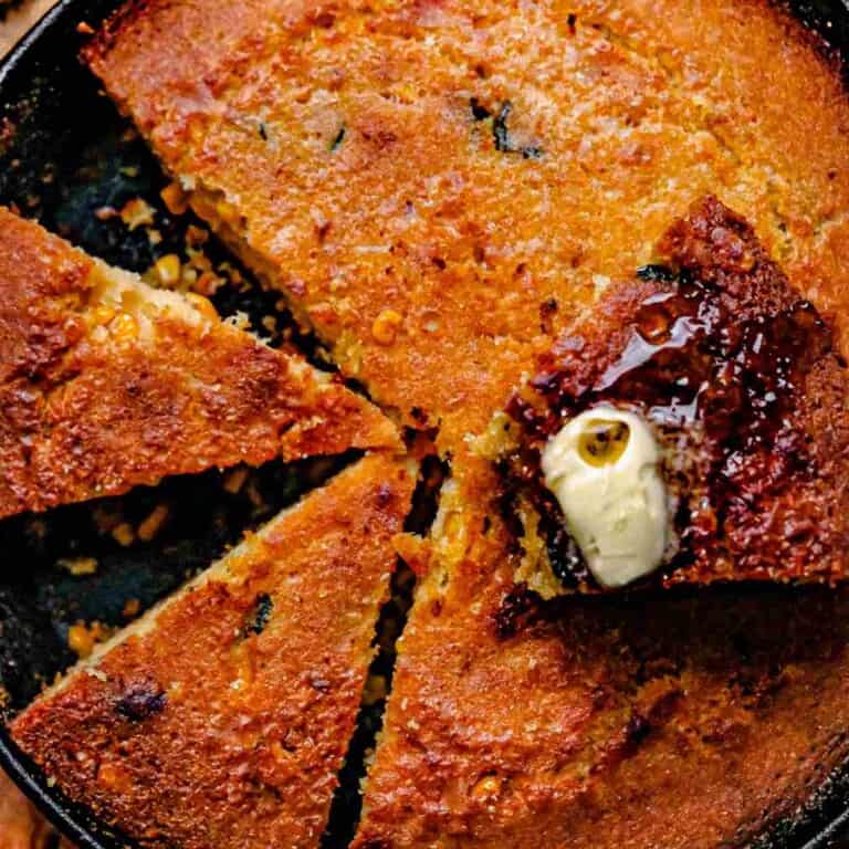 One Skillet Honey Jalapeno Cornbread - Cristina's Kitchen