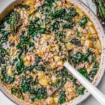 tuscan kale soup with fennel sausage