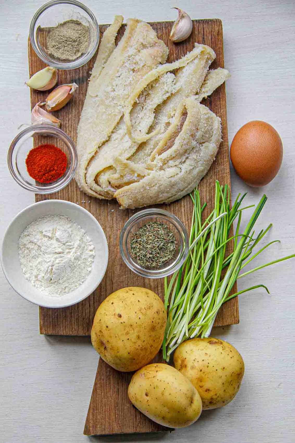 salt cod fritter ingredients