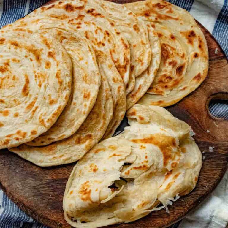 Flaky Roti Skin Flaky Roti Paratha - Cristina's Kitchen