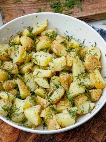 buttery dill potatoes cover