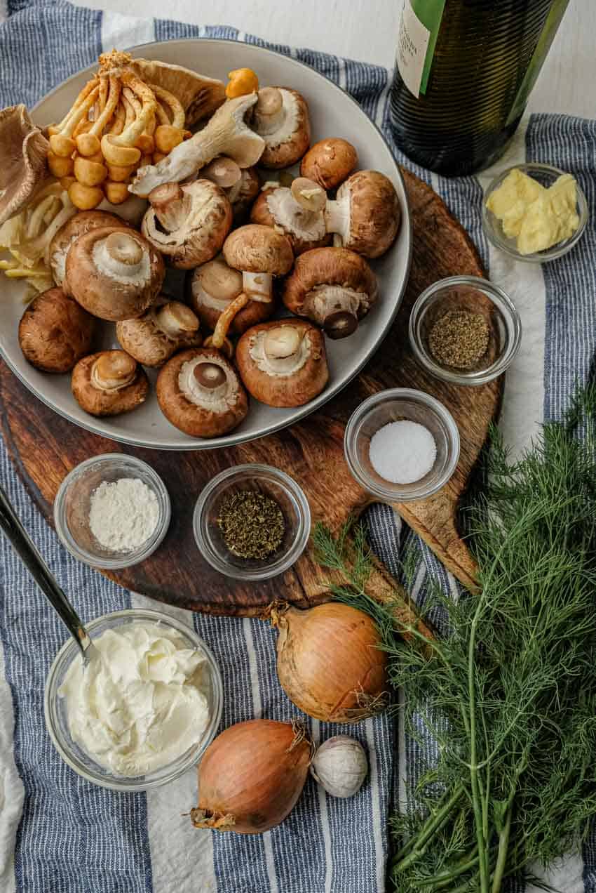 ingredients ciulama mushroom stew