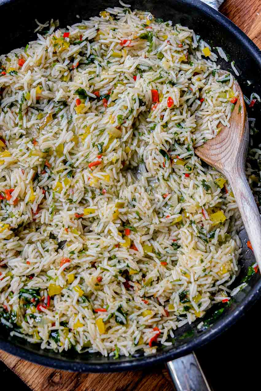 mexican veggie rice without corn and beans