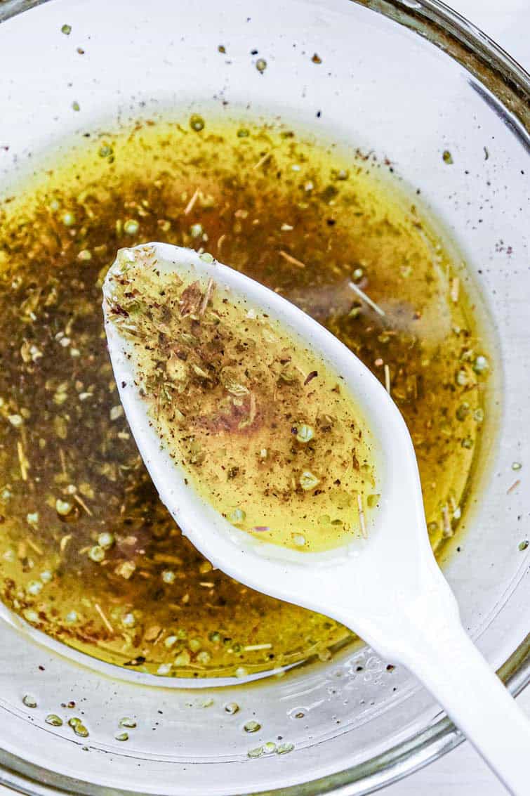 oregano vinaigrette