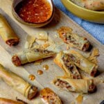 thai lemongrass pork springrolls cover
