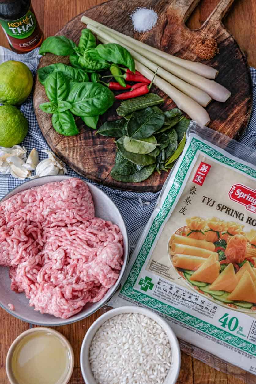 thai spring roll ingredients
