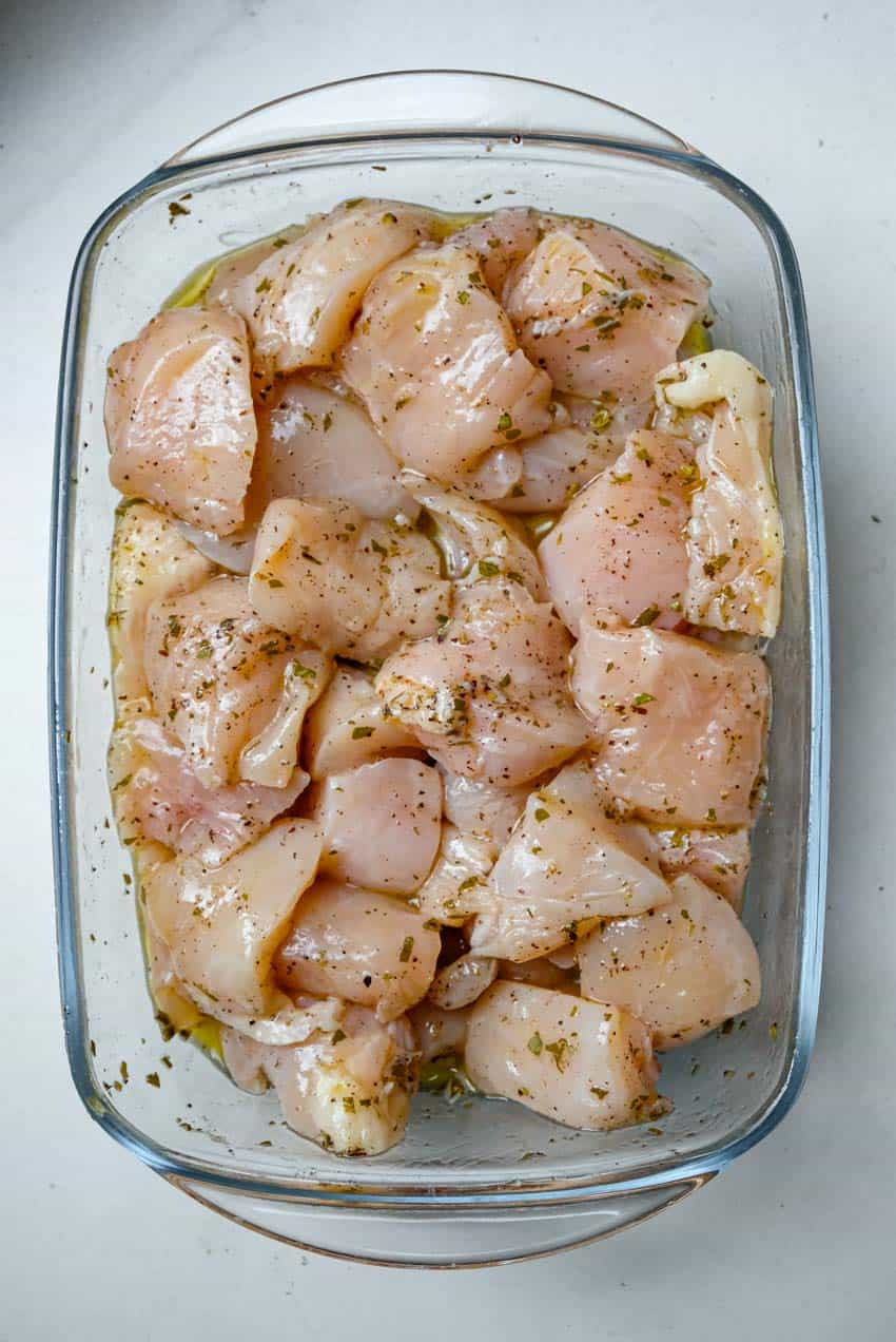 oregano vinaigrette marinated chicken