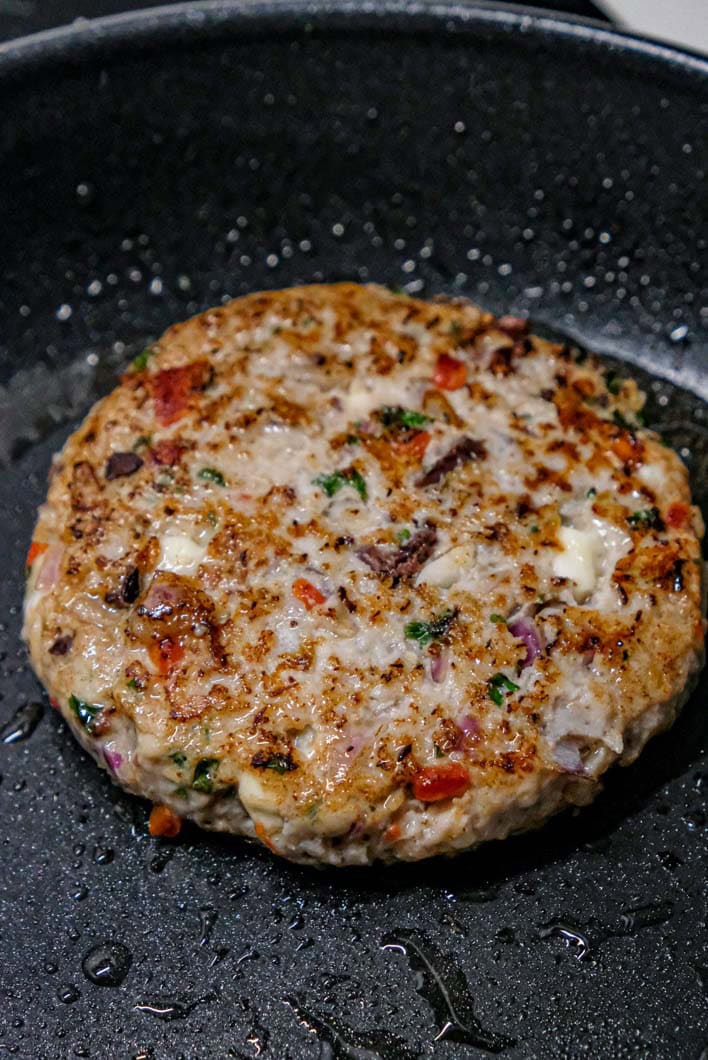 greek chicken patty