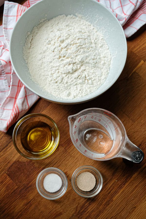fluffy quick pita ingredients
