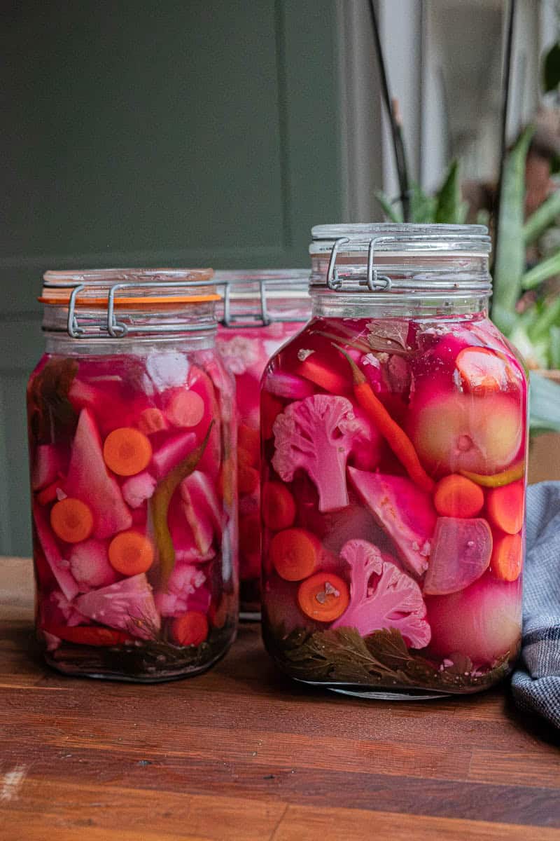 pickled mixed vegetables