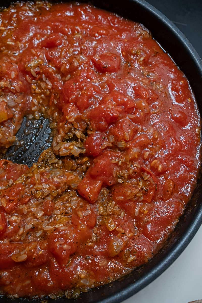 rice tomato sauce