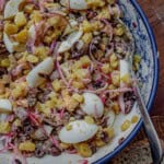 smoked mackerel and potato salad cover