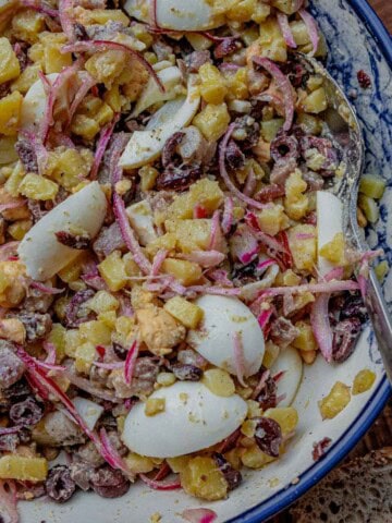 smoked mackerel and potato salad cover