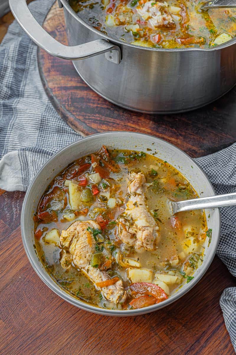 chicken and vegetable soup