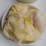 close up sauerkraut whole leaves for rolls